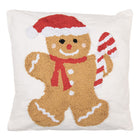 Cushion 45x45 cm White Synthetic