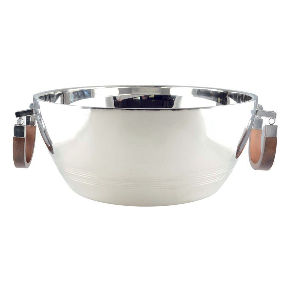 Dubbele Elegante Muur Champagne Emmer Met Houten Handvat