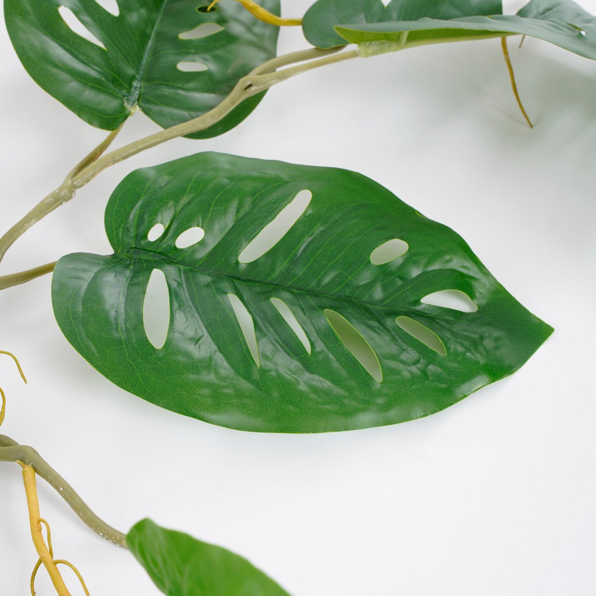 Kunstplant Monstera slinger 115 cm groen polyester