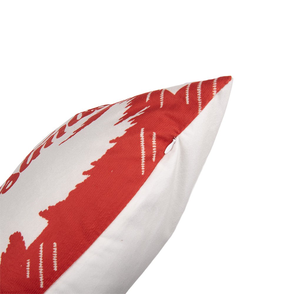 Kussenhoes 45x45 cm rood polyester