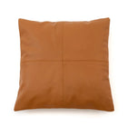 Kussenhoes leer 40x40 cm camel