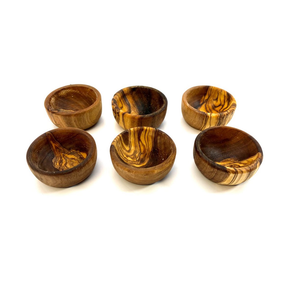 Eierdopjes 6 stuks olijfhout Ø 4 cm