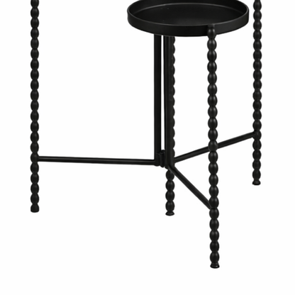 Plantenstandaard 70 cm zwart ijzer