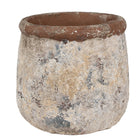 Bloempot Ø 18x17 cm terracotta beige