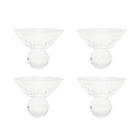 Ice Cuts with Diamond Foot Set of Four for Desserts