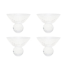 Ice Cuts with Diamond Foot Set of Four for Desserts