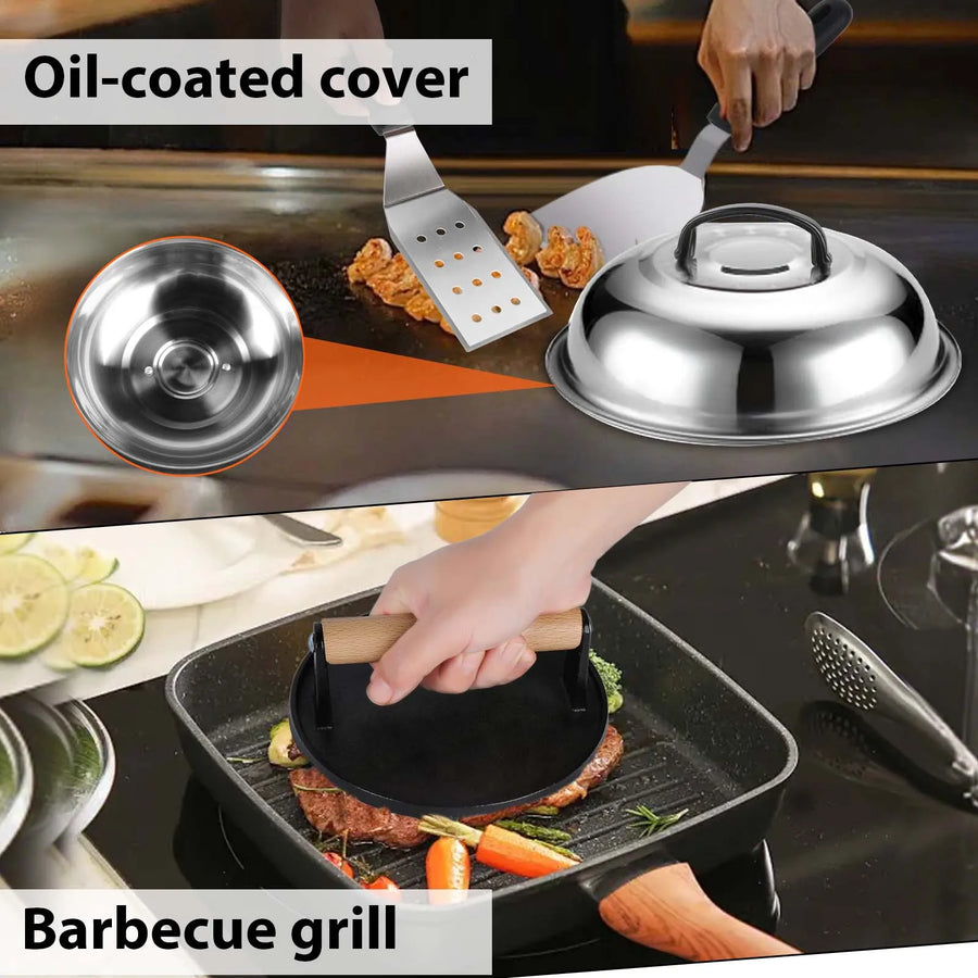 Barbecue set 29-delig roestvrij staal