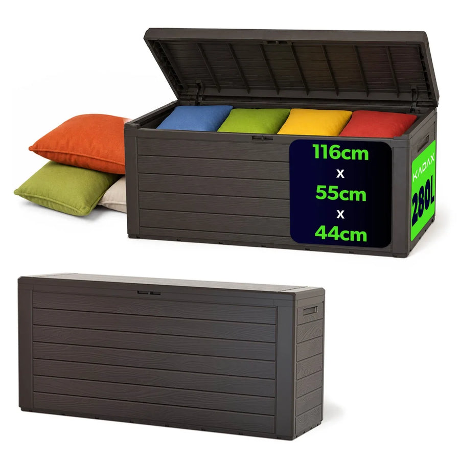 Opbergbox tuin 280L bruin