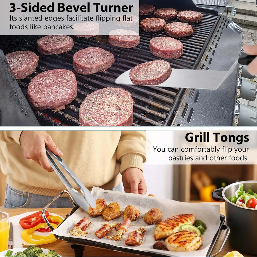 Barbecue set 29-delig roestvrij staal