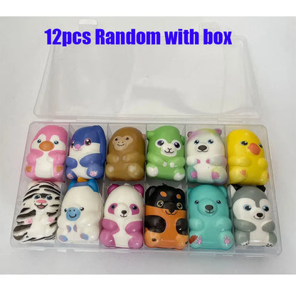 Mini squishies 6 of 12 stuks
