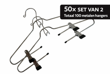50x Protenrop Metalen Kledinghangers (Set Van 2) (100 stuks totaal)