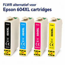 FLWR inktcartridges alternatief Epson 604XL XL capaciteit