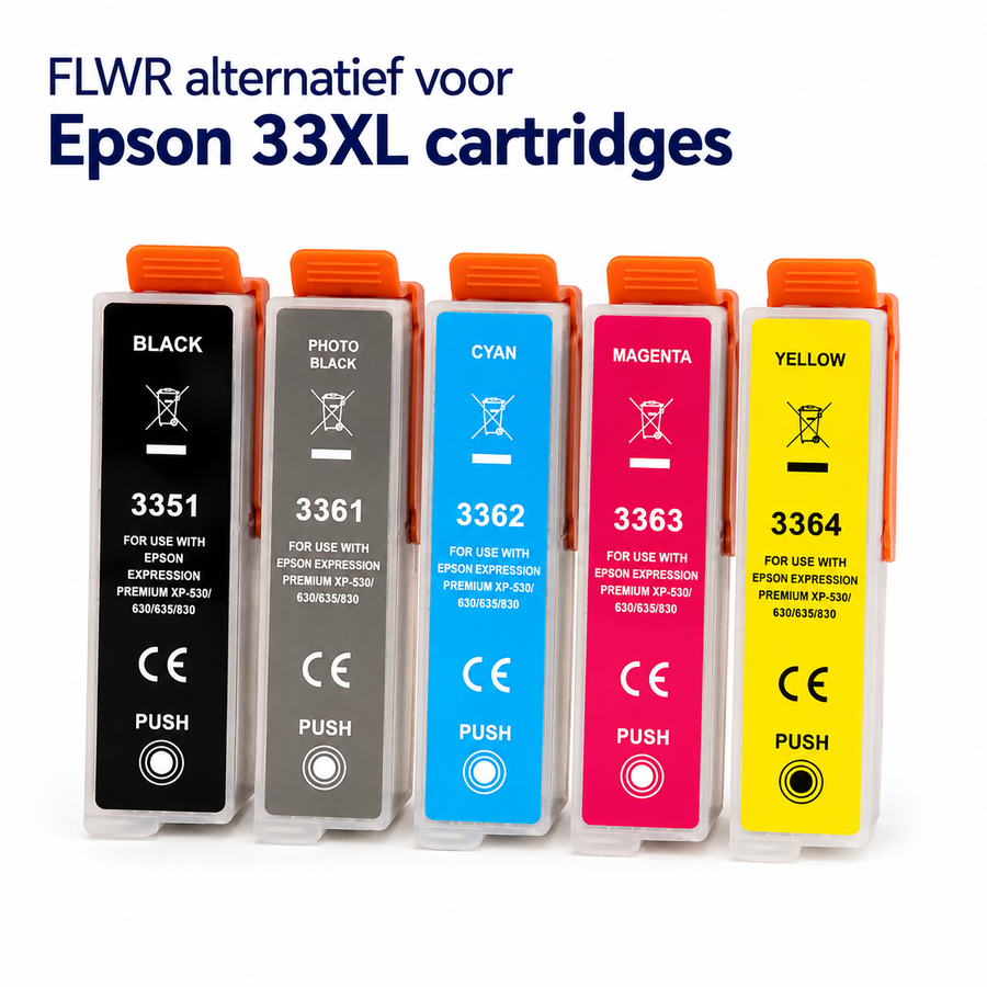 FLWR alternative for Epson 33XL cartridges