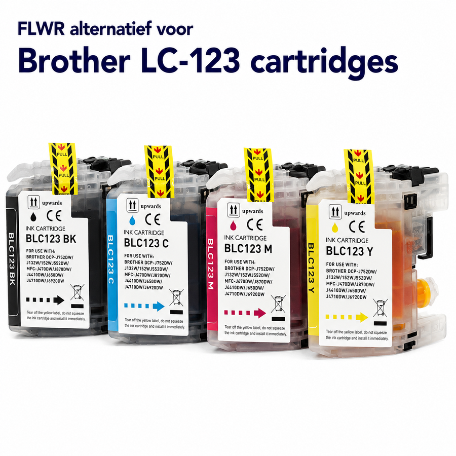 FLWR alternative for Brother LC-123 cartridges