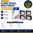 FLWR alternative for HP 953XL ink cartridges