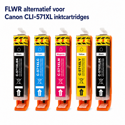 FLWR inktcartridge alternatief voor Canon CLI-571XL