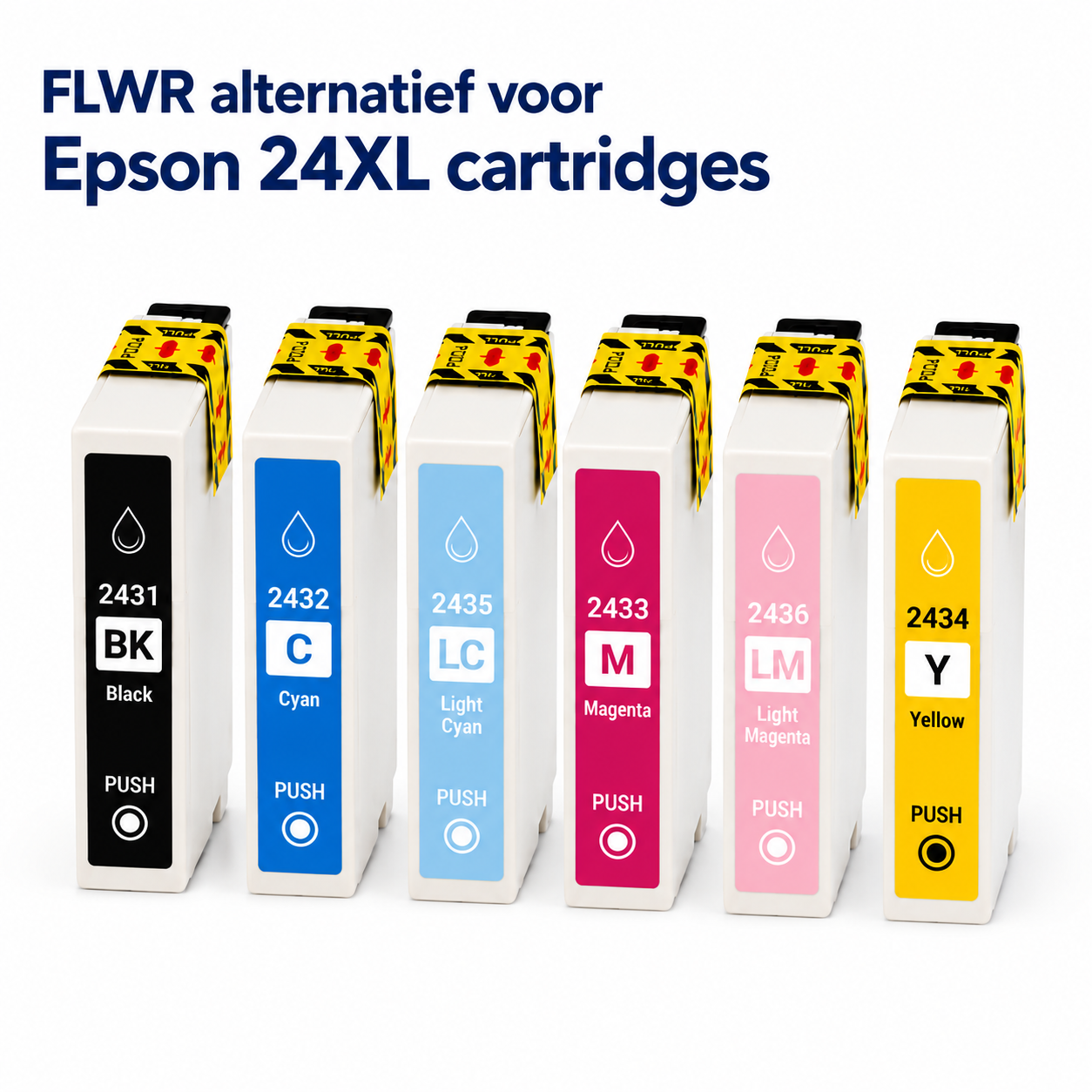 FLWR 24XL cartridges alternatief voor Epson