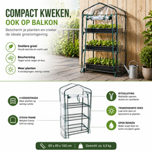 Broeikas 4 verdiepingen – compact kweken in je tuin of balkon
