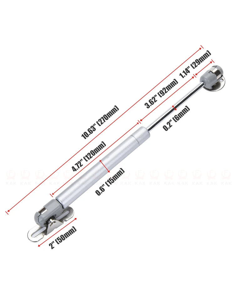 KAK Soft Close Kastscharnieren en Klepsteunen 6-15 kg (4 stuks)