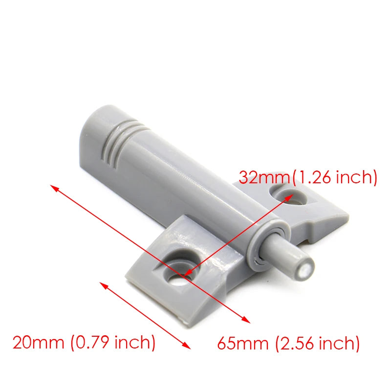 Deurdemper softclose 10 stuks grijs wit