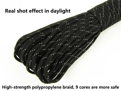 Stevig touw / Reflectief Paracord 4 mm 7 strengs