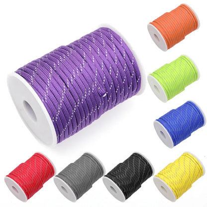 Stevig touw / Reflectief Paracord 4 mm 7 strengs