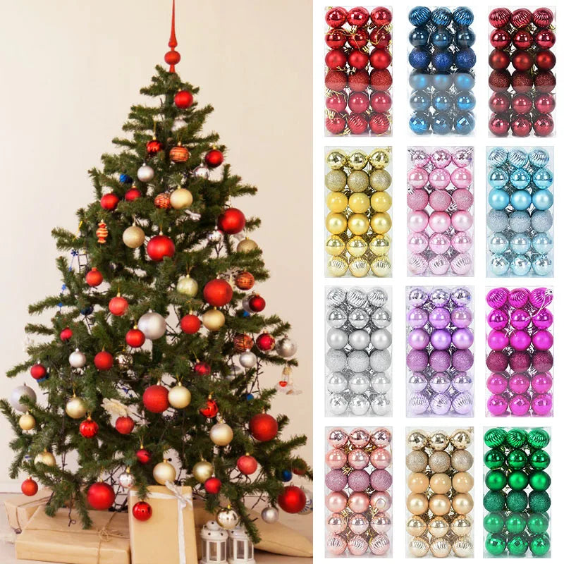 Kerstballen set decoratie