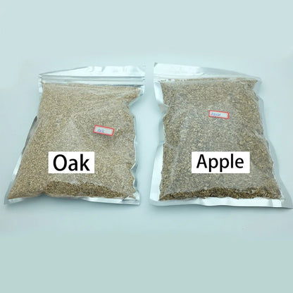 Houtchips voor roken Apple, Cherry, Eik, Pecan 125g