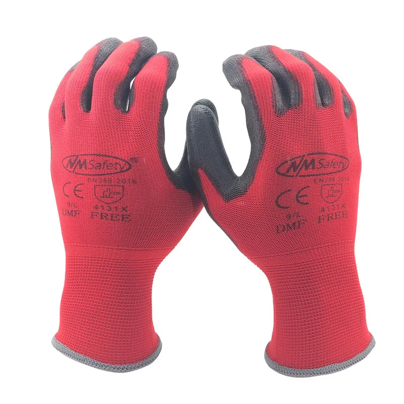 Werkhandschoenen PU-coating 12 paar