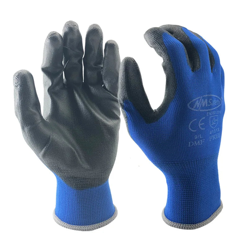 Werkhandschoenen PU-coating 12 paar