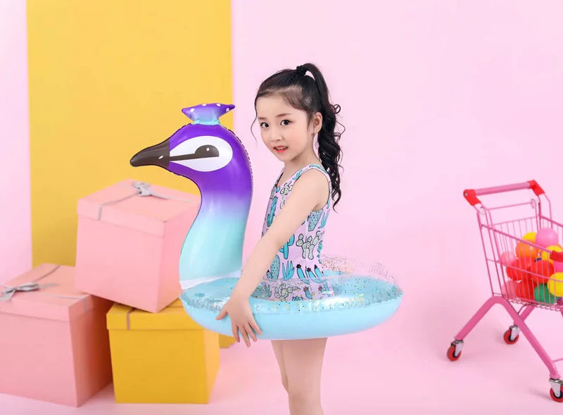 Inflatable Swim Ring Unicorn Flamingo