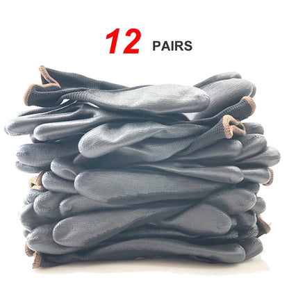 Werkhandschoenen PU-coating 12 paar