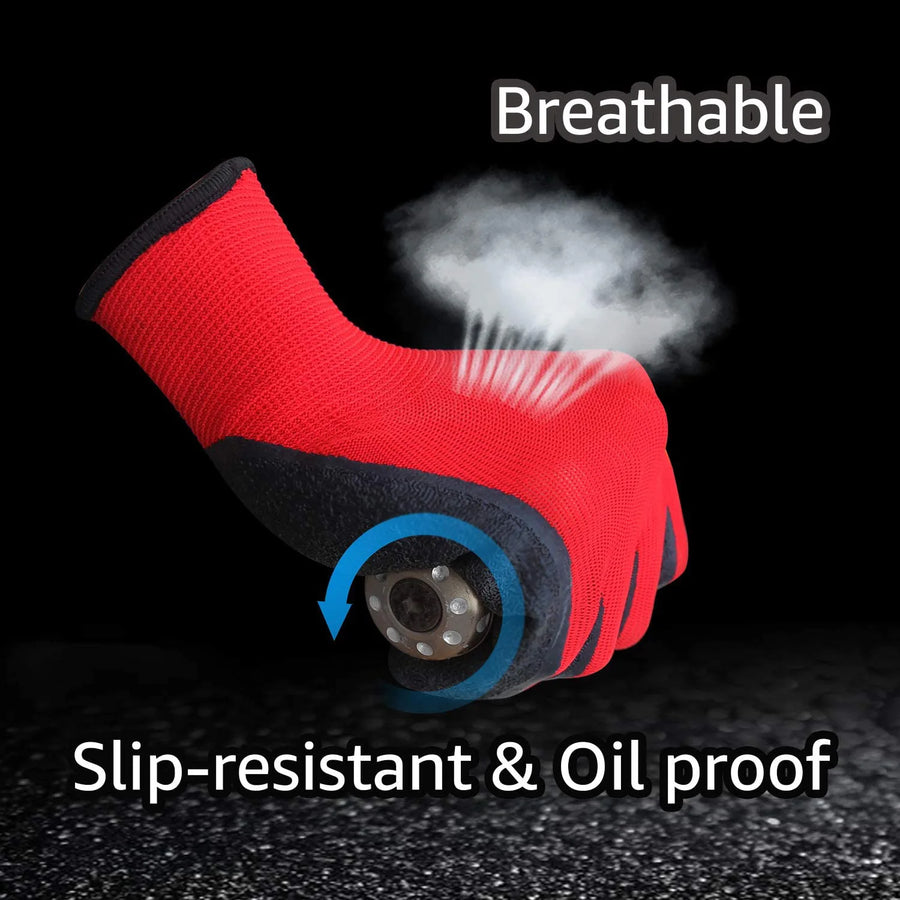 Werkhandschoenen PU-coating 12 paar