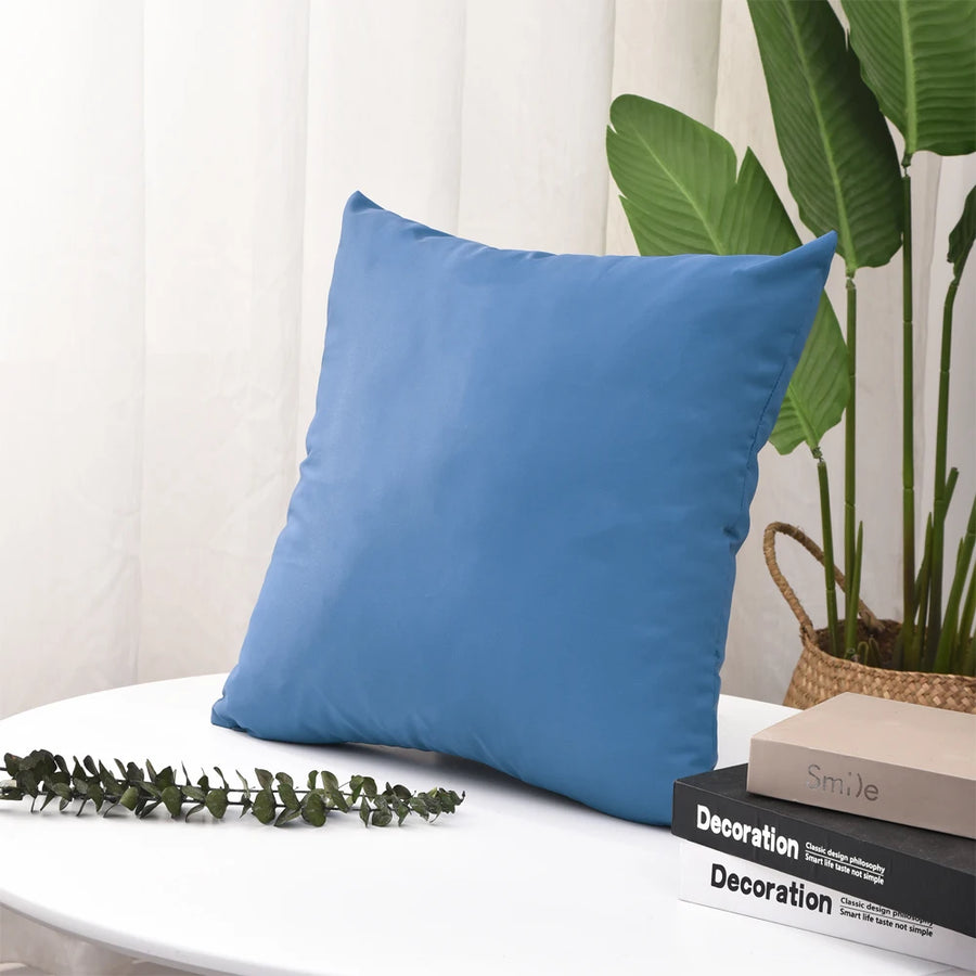 Kussenhoes waterdicht 40-70 cm effen twill polyester