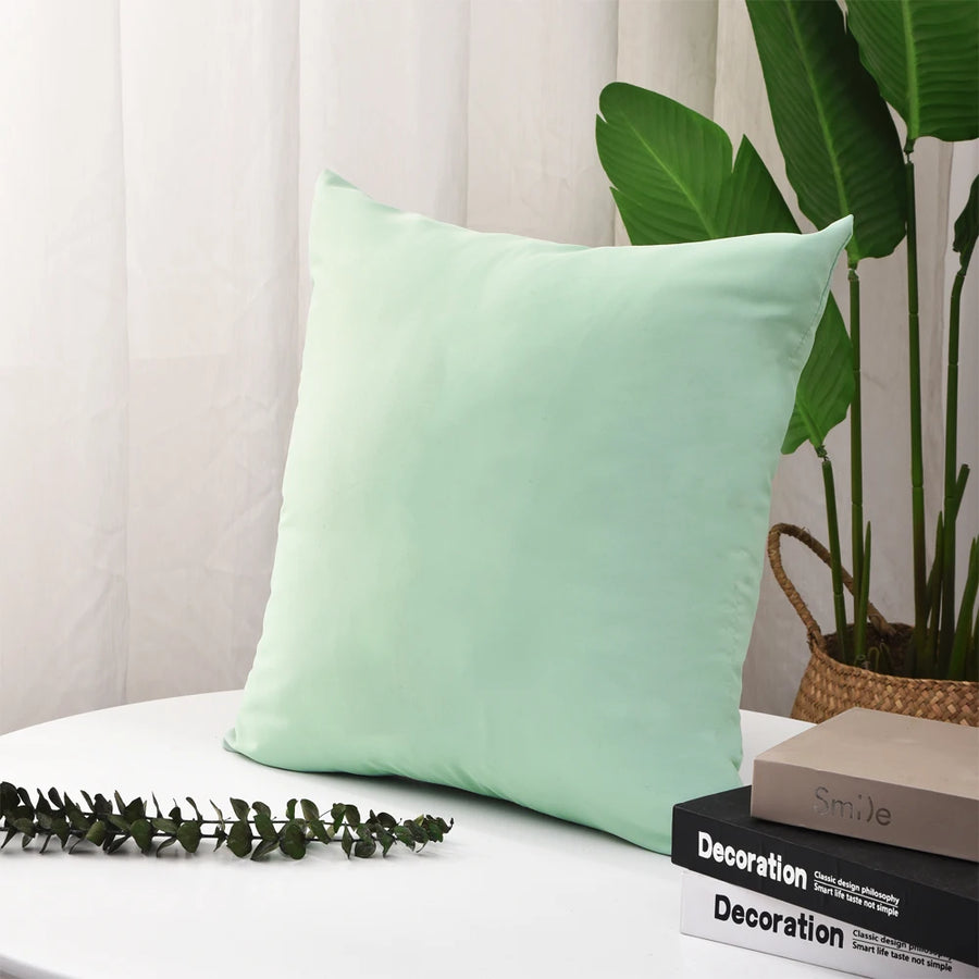 Kussenhoes waterdicht 40-70 cm effen twill polyester