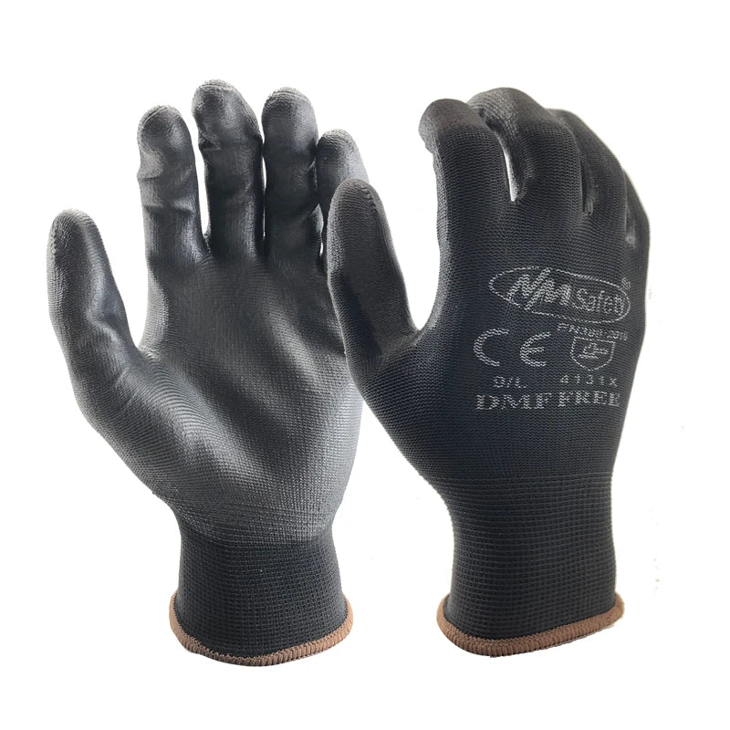 Werkhandschoenen PU-coating 12 paar
