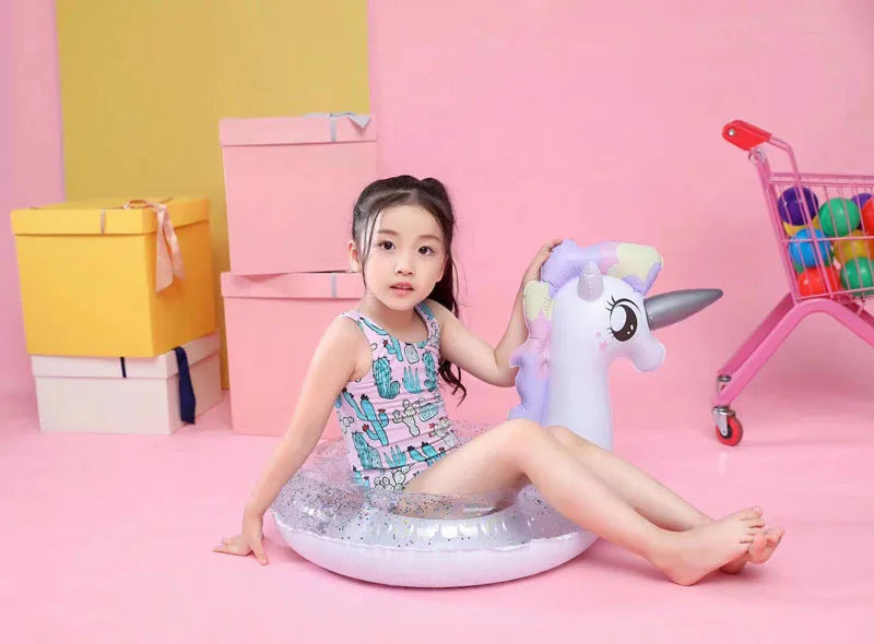 Inflatable Swim Ring Unicorn Flamingo