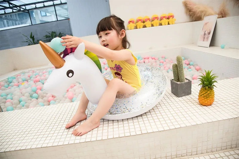 Inflatable Swim Ring Unicorn Flamingo