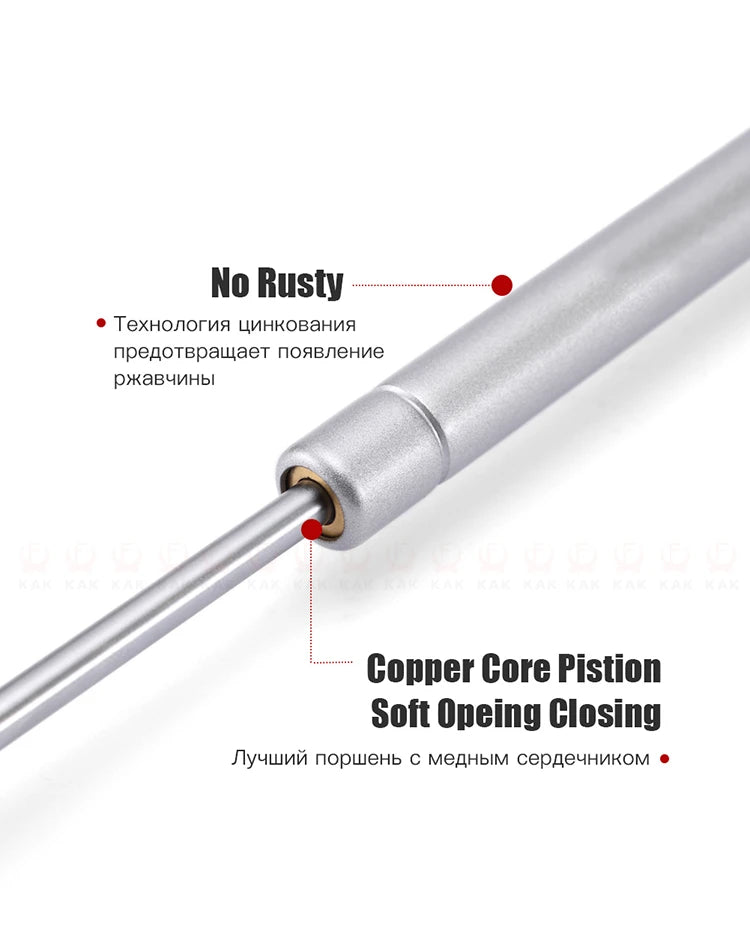 KAK Soft Close Kastscharnieren en Klepsteunen 6-15 kg (4 stuks)