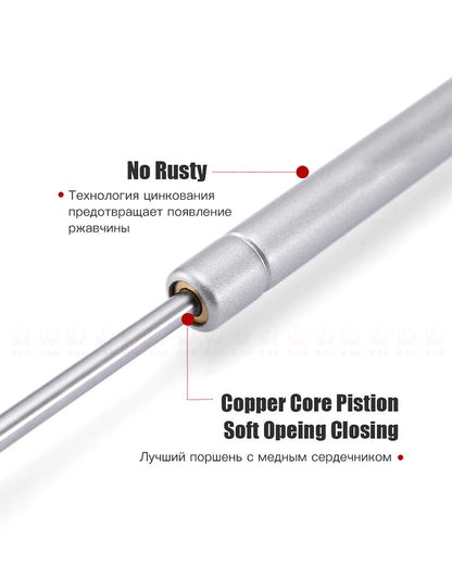KAK Soft Close Kastscharnieren en Klepsteunen 6-15 kg (4 stuks)