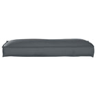Kussen 120x40x12 cm antraciet oxford stof