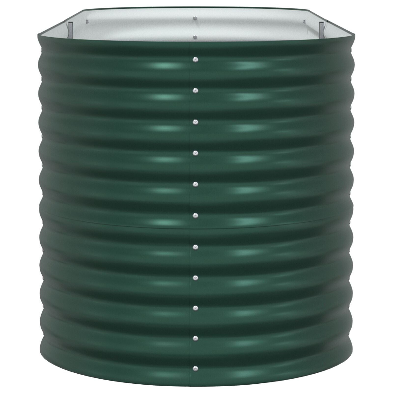 Tuin Verhoogd Bed Gegalvaniseerd Staal 240 x 80 x 81 cm Groen