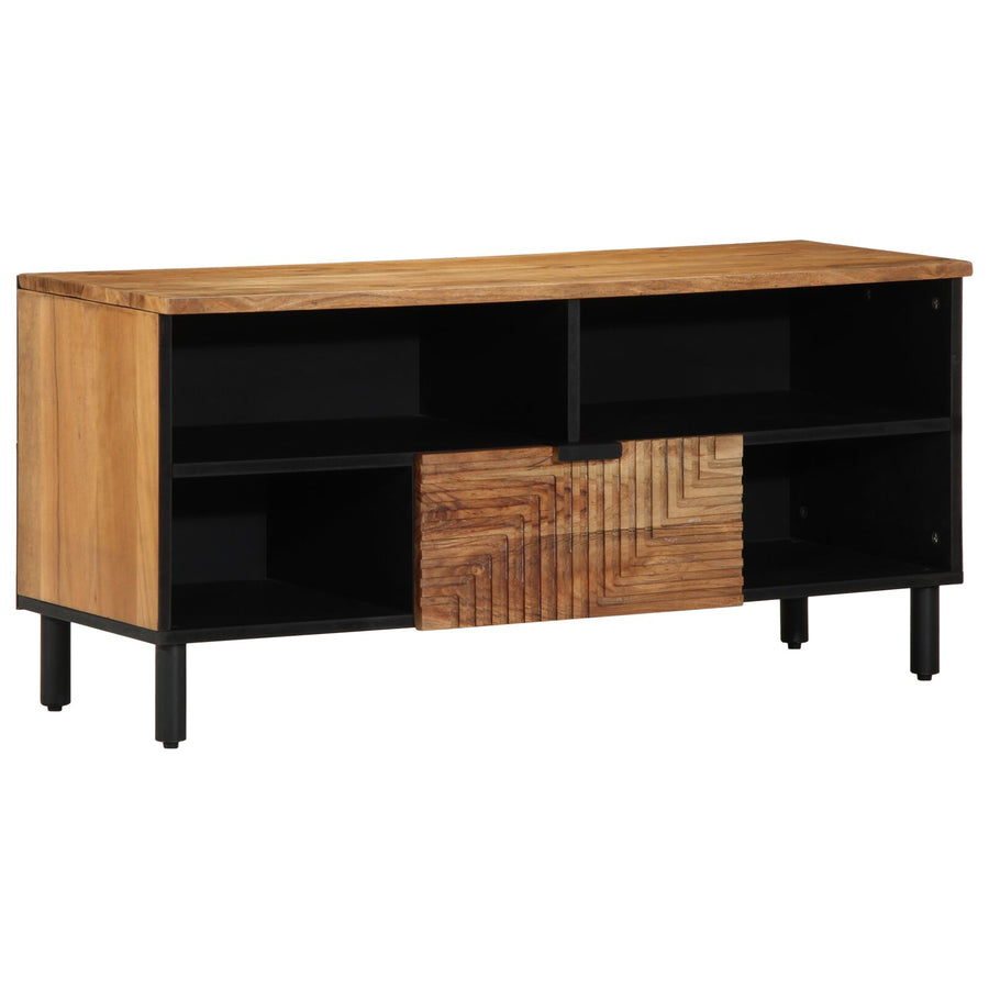 Tv-Kast 100X33,5X46 Cm Massief acaciahout
