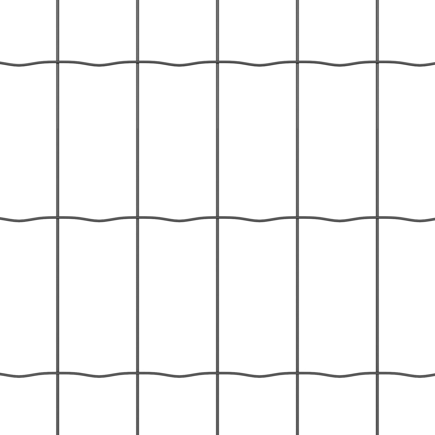 Euro Hek Met 7 Spike Posts 0.6X10 M Gegalvaniseerd Staal Grijs Gegalvaniseerd Staal