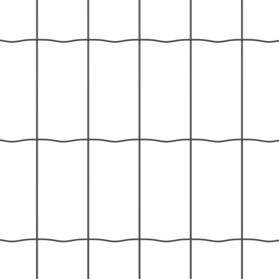 Euro Hek Met 7 Spike Posts 0.6X10 M Gegalvaniseerd Staal Grijs Gegalvaniseerd Staal