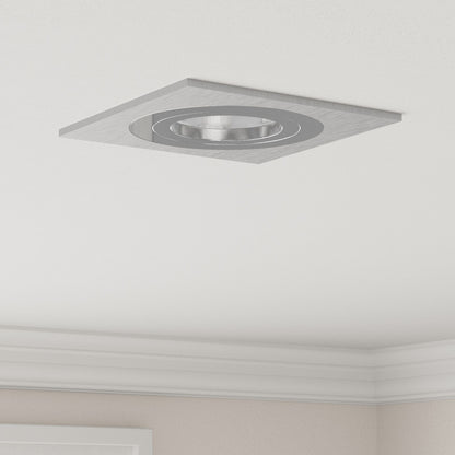 Ingebouwde Spots 24 Stuks Vierkante Gu10 Zilver 91X91 Mm