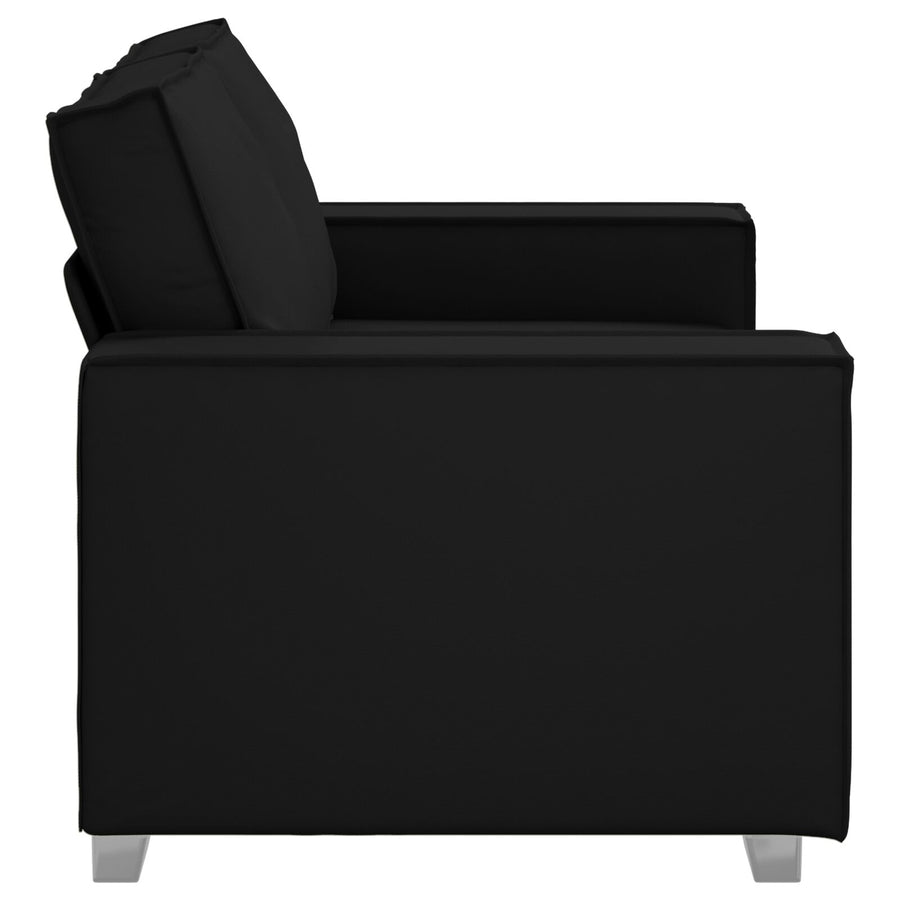 Loveseat Bank Kunstleer Zwart 120 cm
