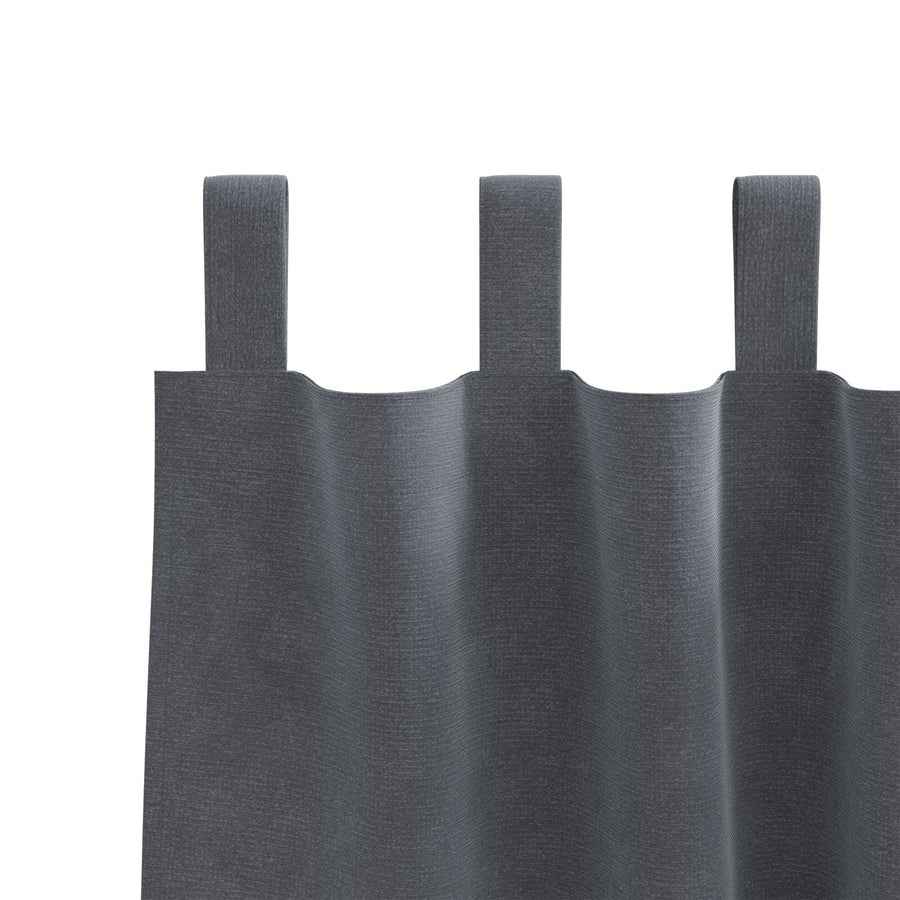 Blackout Gordijnen Met Hanglussen 2 Stuks Fluweel Super Lichtgrijs 140 x 225 cm met ophanglussen