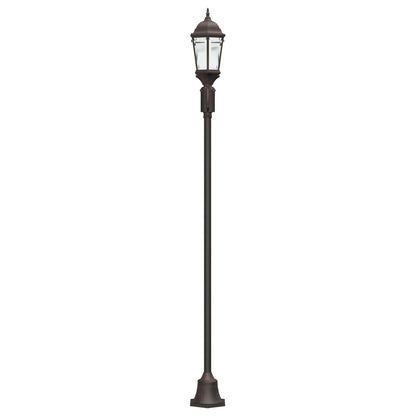 Tuinlichtpaal 2-Lamp E27 220 Cm Aluminium Brons