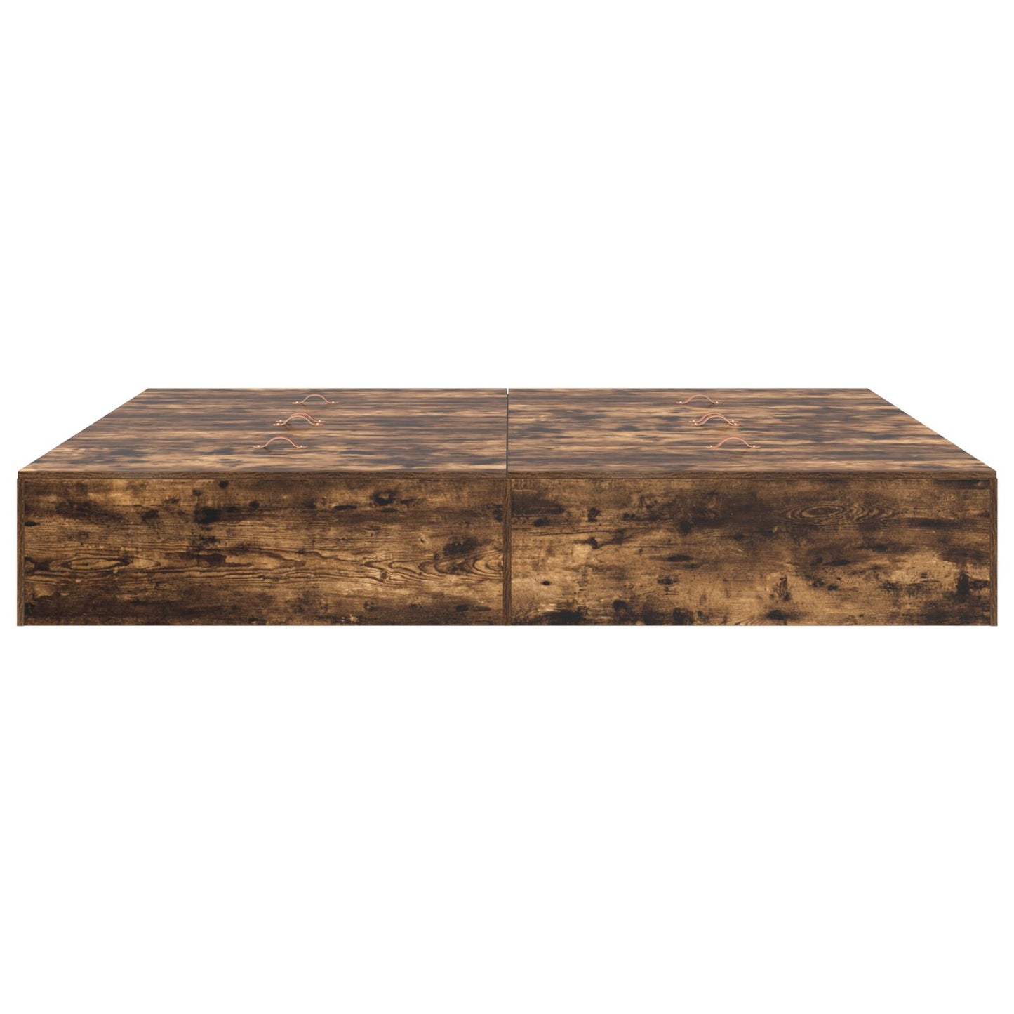 Opslagbed Smoked Oak Gerookt Eiken 200 x 200 cm